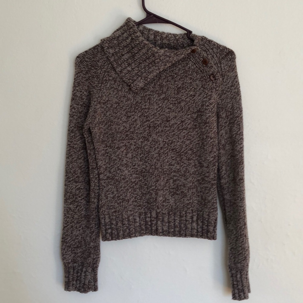i-Doll Side Collar Button Sweater